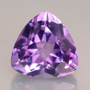 Améthyste violet naturelle trillion, 4,65 ct, VVS