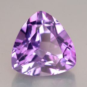 Améthyste violet naturelle trillion, 4,65 ct, VVS