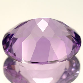 Améthyste violet naturelle coupe ovale, 6,50 ct, VVS