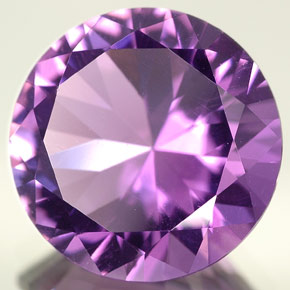 Améthyste violet naturelle coupe roude, 4,79 ct, VVS-VS