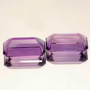 Achetez naturel ct violet améthyste gems, taille émeraude, en provenance uruguay chez gemselect. en stock, livraison internationale!