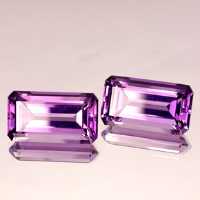 Achetez naturel ct violet améthyste gems, taille émeraude, en provenance uruguay chez gemselect. en stock, livraison internationale!