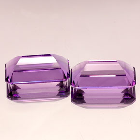Achetez naturel ct violet améthyste gems, taille émeraude, en provenance uruguay chez gemselect. en stock, livraison internationale!