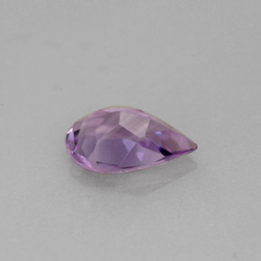 Améthyste Violet naturelle En forme de poire, 0.96 ct, VVS-VS