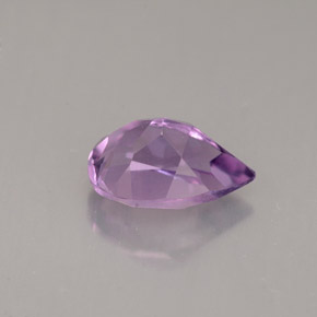Améthyste violet naturelle en forme de poire, 1,32 ct, VS