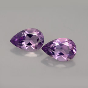 Achetez naturel ct violet améthyste gems, en forme de poire, en provenance brésil chez gemselect. en stock, livraison internationale!