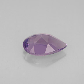 Améthyste violet naturelle en forme de poire, 1,08 ct, VS