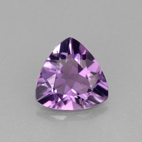 Améthyste violet naturelle trillion, 1,36 ct, VVS