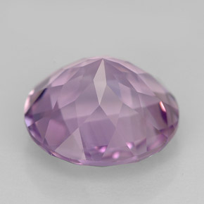 Améthyste violet naturelle coupe roude, 3,28 ct, VVS