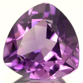 Améthyste violet naturelle trillion, 1,58 ct, VVS-VS