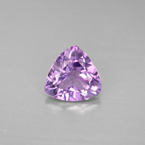Améthyste violet naturelle trillion, 1,49 ct, VS