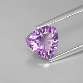 Améthyste violet naturelle trillion, 1,49 ct, VS