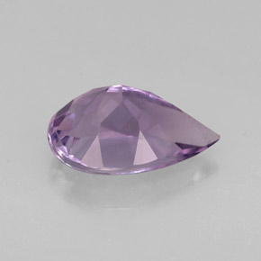 Améthyste violet naturelle en forme de poire, 1,16 ct, VVS-VS