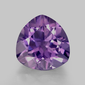 Améthyste Violet naturelle Trillion, 3.30 ct, VS