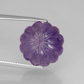 Améthyste violet naturelle transparent, 21,93 ct, transparent / translucide