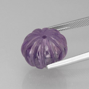Améthyste violet naturelle transparent, 16,95 ct, transparent / translucide
