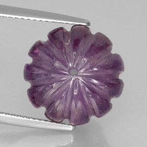 Améthyste violet naturelle transparent, 14,70 ct, transparent / translucide