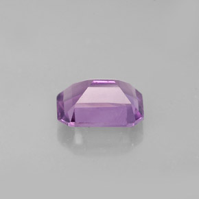 Améthyste violet naturelle taille émeraude, 1,27 ct, VVS-VS