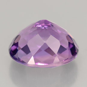 Améthyste violet naturelle coupe ovale, 7,83 ct, IF