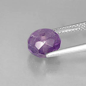 Améthyste violet naturelle transparent, 2,63 ct, transparent / translucide