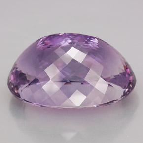 Améthyste violet naturelle coupe ovale, 109,15 ct, IF