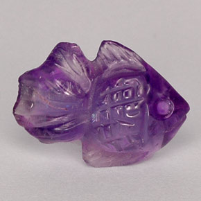 Améthyste violet naturelle transparent, 4,76 ct, transparent / translucide