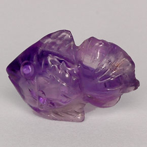 Améthyste violet naturelle transparent, 4,76 ct, transparent / translucide
