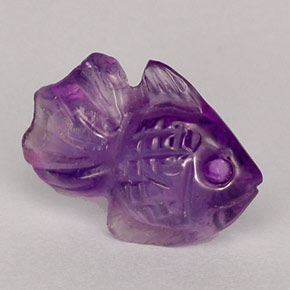 Améthyste violet naturelle transparent, 4,76 ct, transparent / translucide