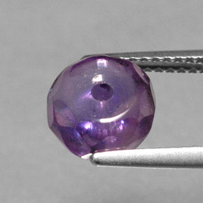 Améthyste violet naturelle transparent, 2,50 ct, transparent / translucide