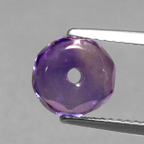 Améthyste violet naturelle transparent, 2,50 ct, transparent / translucide