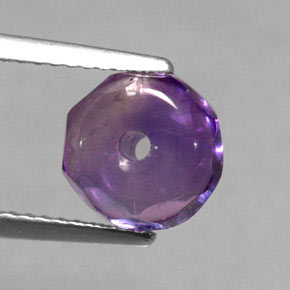 Améthyste violet naturelle transparent, 2,50 ct, transparent / translucide