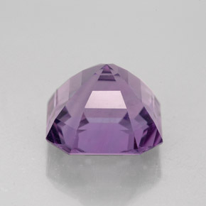Améthyste violet naturelle taille émeraude, 4,24 ct, VVS