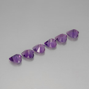 Achetez naturel ct violet améthyste gems, forme de coeur, en provenance uruguay chez gemselect. en stock, livraison internationale!