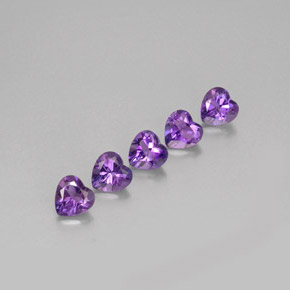 Achetez naturel ct violet améthyste gems, forme de coeur, en provenance uruguay chez gemselect. en stock, livraison internationale!