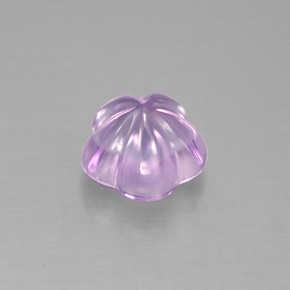 Améthyste Violet naturelle Taille Fleur, 1.57 ct, Transparent