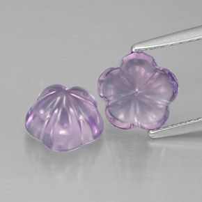 Achetez naturel ct violet améthyste gems, taille fleur, en provenance uruguay chez gemselect. en stock, livraison internationale!