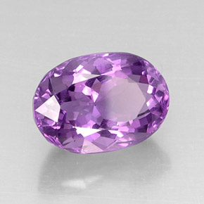Améthyste violet naturelle coupe ovale, 7,93 ct, VVS-VS