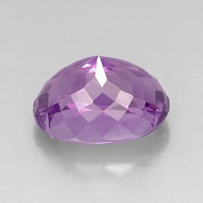 Améthyste violet naturelle coupe ovale, 7,93 ct, VVS-VS