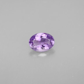 Améthyste Violet naturelle Coupe ovale, 0.56 ct, VVS