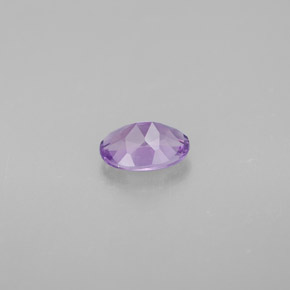 Améthyste Violet naturelle Coupe ovale, 0.56 ct, VVS
