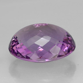 Améthyste violet naturelle coupe ovale, 44,58 ct, IF