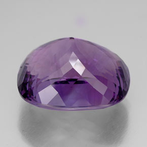 Améthyste violet naturelle coupe coussin, 58,79 ct, IF