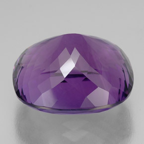 Améthyste violet naturelle coupe coussin, 62,57 ct, VVS-VS