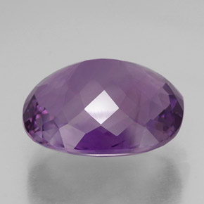 Améthyste violet naturelle coupe coussin, 32,73 ct, VVS-VS