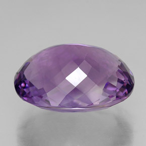 Améthyste violet naturelle coupe ovale, 35,79 ct, VVS