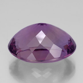 Améthyste violet naturelle coupe ovale, 33,03 ct, VVS