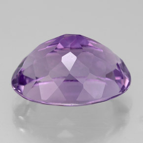 Améthyste violet naturelle coupe ovale, 6,44 ct, VVS