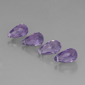 Achetez naturel ct violet améthyste gems, briolette, en provenance uruguay chez gemselect. en stock, livraison internationale!