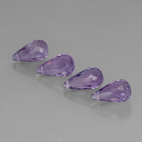 Achetez naturel ct violet améthyste gems, briolette, en provenance uruguay chez gemselect. en stock, livraison internationale!