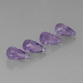 Achetez naturel ct violet améthyste gems, briolette, en provenance uruguay chez gemselect. en stock, livraison internationale!